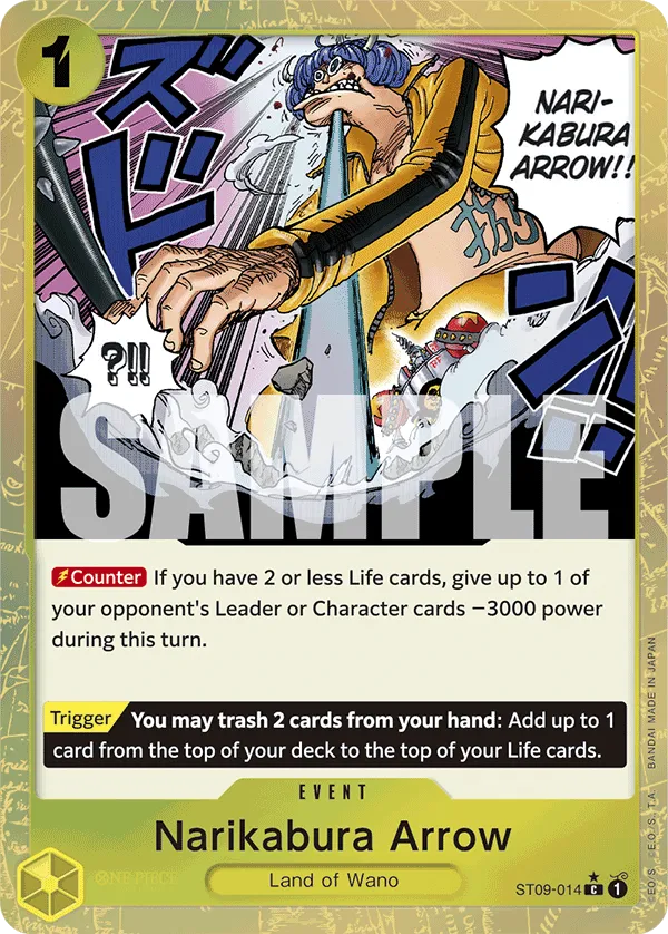 [TEXTURED] Narikabura Arrow - ST09-014 - C PRB-01 THE BEST Premium Booster