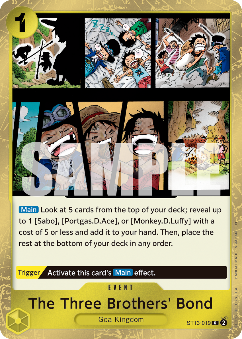 The Three Brothers' Bond ST13-019 -  [PIRATE FOIL]  [PRB-02] Premium Booster - THE BEST - VOL. 2