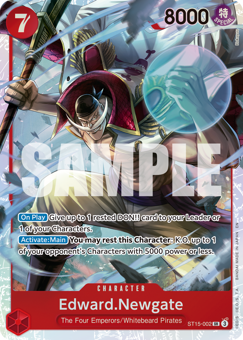 Edward.Newgate - ST15-002 (Reprint) - Super Rare [PRB-02] Premium Booster - THE BEST - VOL. 2