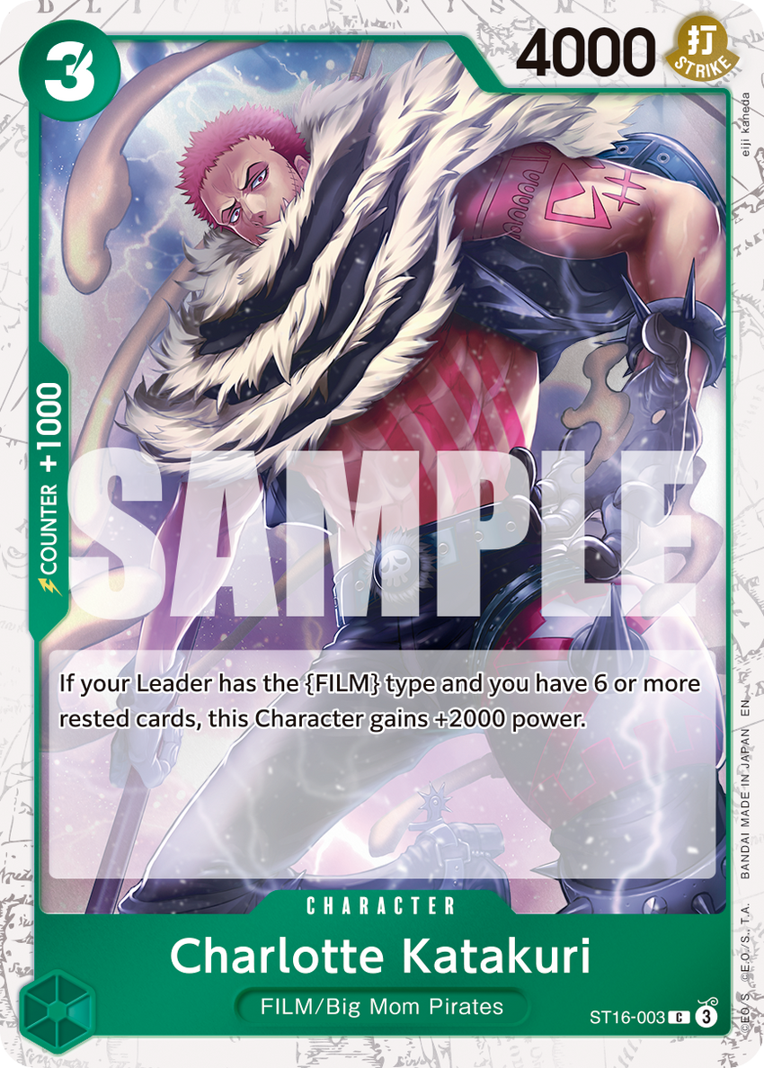 Charlotte Katakuri ST16-003 -  [PIRATE FOIL]  [PRB-02] Premium Booster - THE BEST - VOL. 2