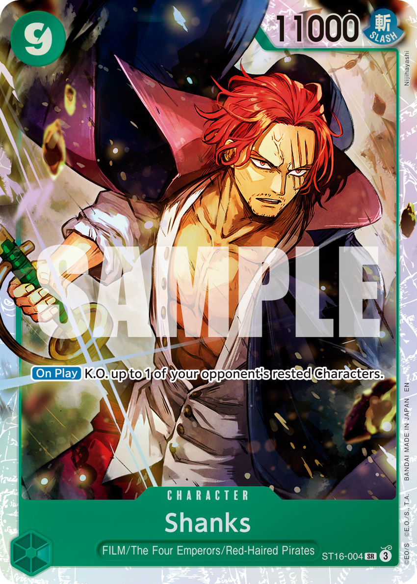 Shanks - ST16-004 (Reprint) - Super Rare [PRB-02] Premium Booster - THE BEST - VOL. 2
