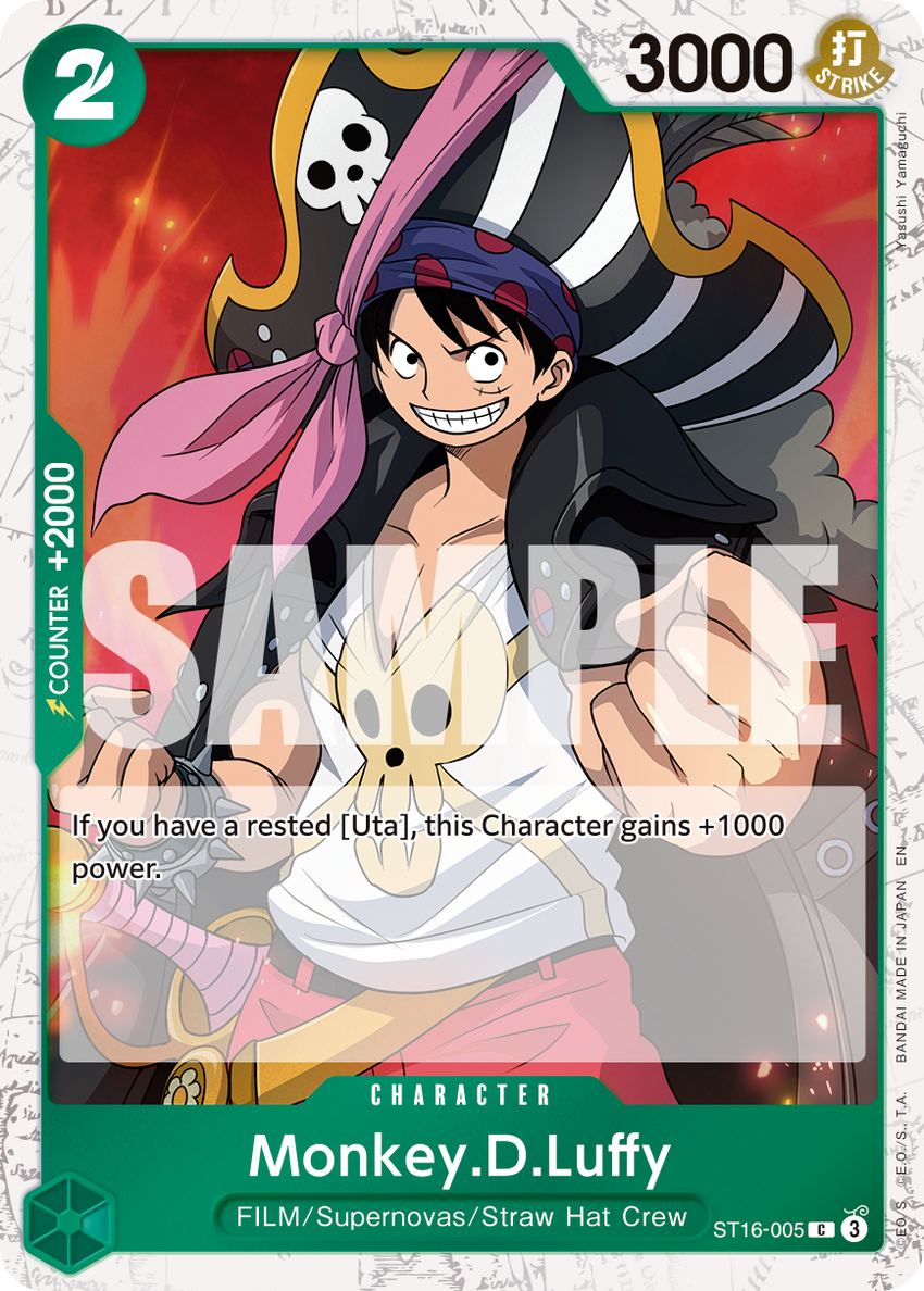 Monkey.D.Luffy - ST16-005 ST16-005 -  [PIRATE FOIL]  [PRB-02] Premium Booster - THE BEST - VOL. 2