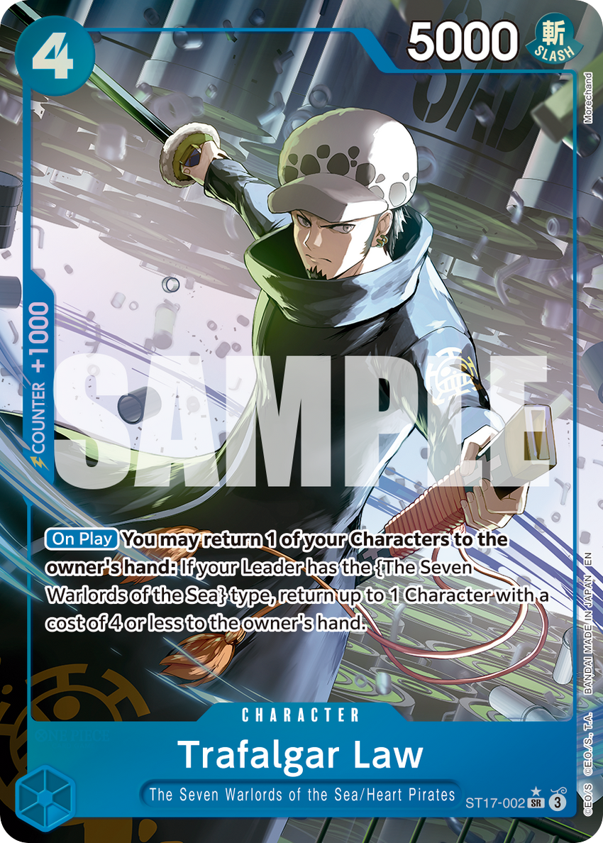 [ALTERNATE ART] Trafalgar Law - ST17-002 (Alternate Art) - SR [PRB-02] Premium Booster - THE BEST - VOL. 2