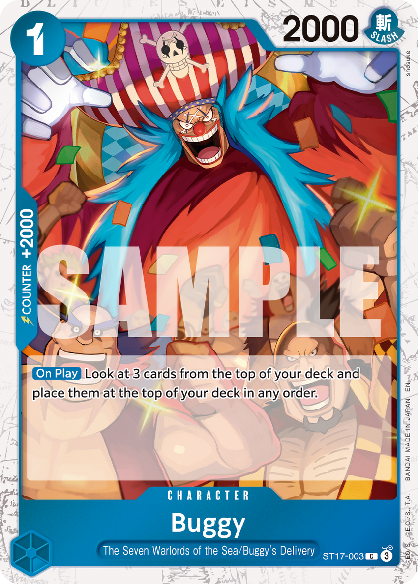 Buggy (BLUE) - ST17-003 - [PIRATE FOIL]  [PRB-02] Premium Booster - THE BEST - VOL. 2