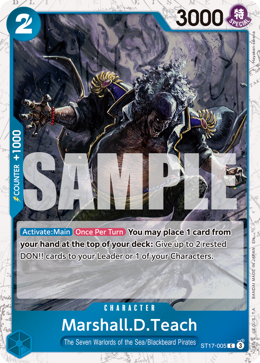 Marshall.D.Teach - ST17-005 ST17-005 -  [PIRATE FOIL]  [PRB-02] Premium Booster - THE BEST - VOL. 2