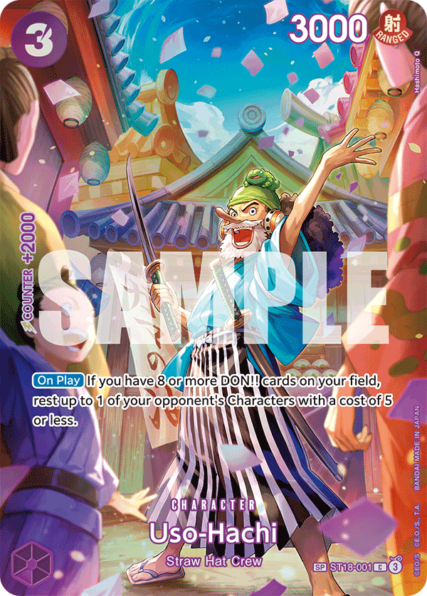 Uso-Hachi ST18-001 -  [PIRATE FOIL]  [PRB-02] Premium Booster - THE BEST - VOL. 2