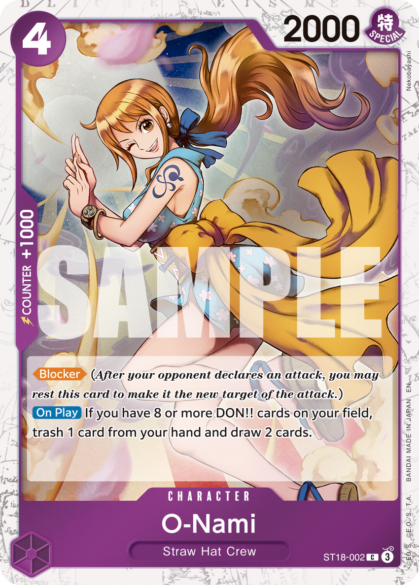 O-Nami ST18-002 -  [PIRATE FOIL]  [PRB-02] Premium Booster - THE BEST - VOL. 2