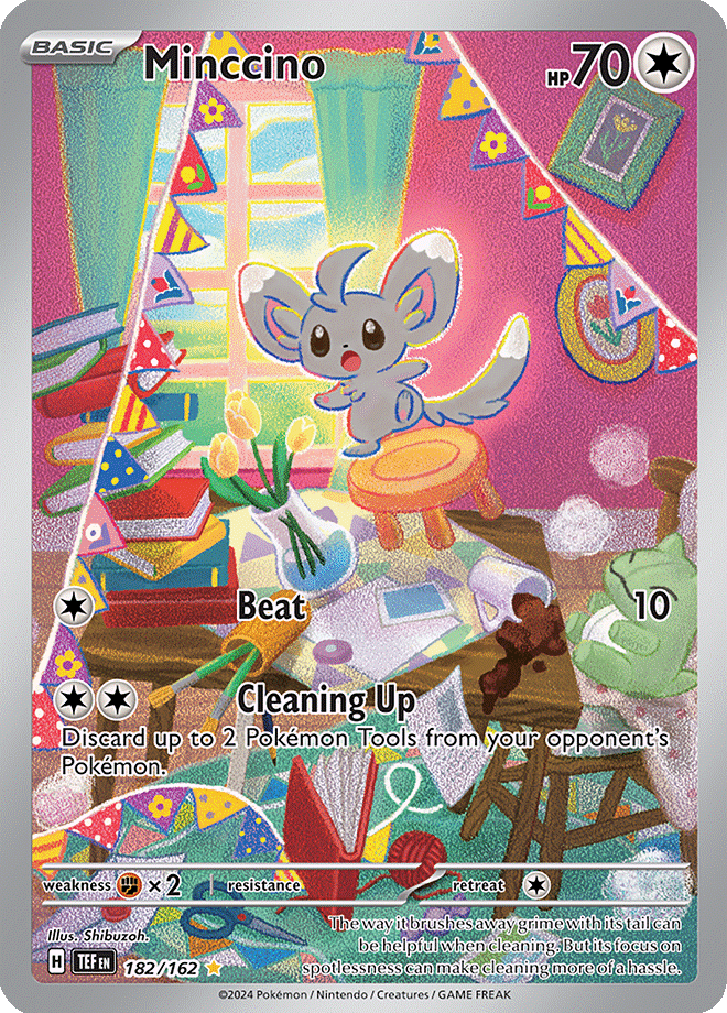 182/162 - Minccino - Illustration Rare Temporal Forces