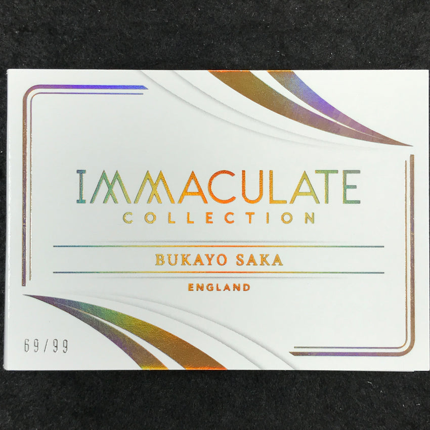 2024-25 Immaculate Soccer BUKAYO SAKA Patch Autographed Booklet 69/99