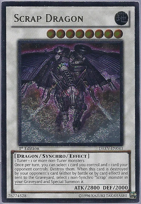 [ULTIMATE RARE] Scrap Dragon - DREV-EN043 - 1st Edition