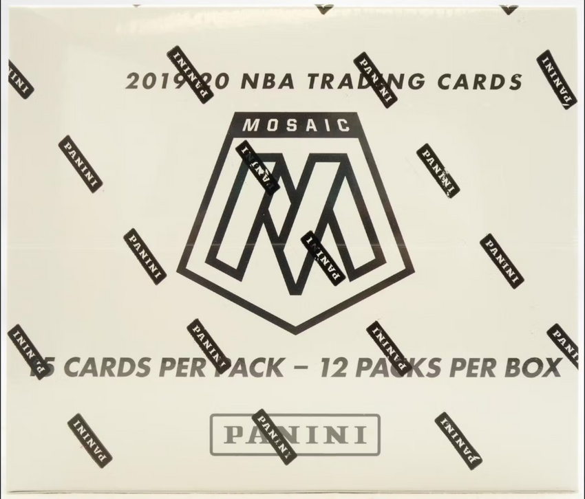 2019-20 Panini Mosaic Basketball Cello 12-Pack Box
