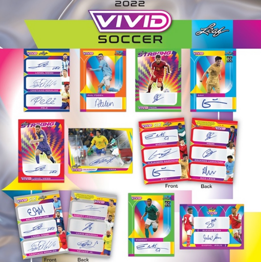 2022 Leaf Vivid Soccer Hobby 1-Box Break #28644 - Random Hit - Aug 11 (4pm)
