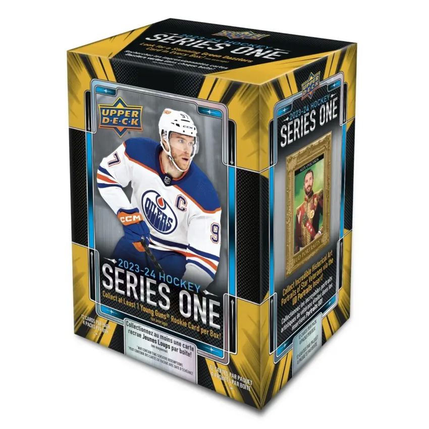 2023-24 Upper Deck Series 1 Hockey 4-Pack Blaster Box