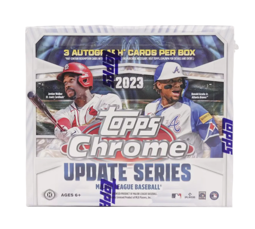 2023 Topps Chrome Update Series Baseball Jumbo Box