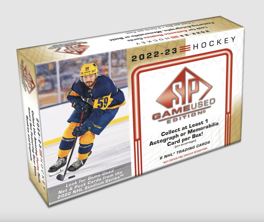 2022-23 Upper Deck Sp Game Used Hockey Hobby Box