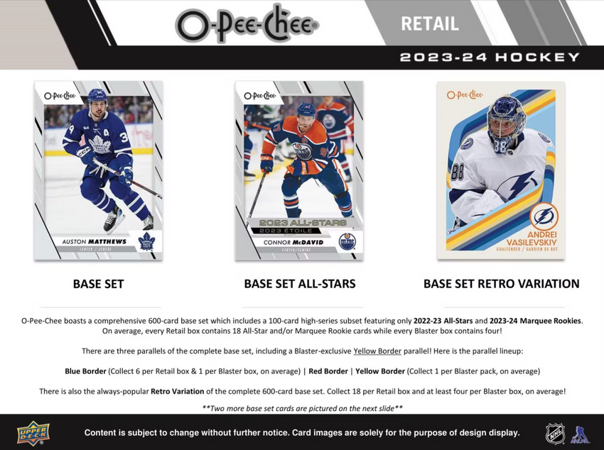 2023-24 Upper Deck O-Pee-Chee Hockey Blaster Box