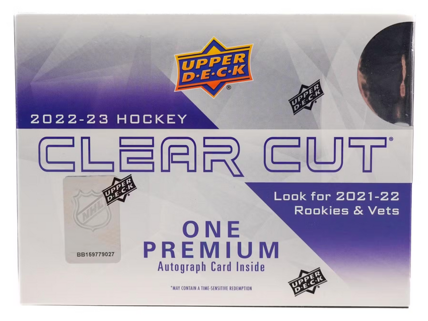 2021-22 and 2022-23 Upper Deck Clear Cut Hockey Hobby Box