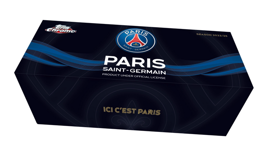 2022-23 Topps Chrome Paris Saint-Germain Soccer Set Box