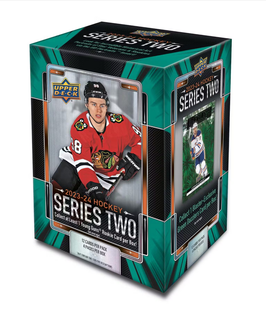 2023-24 Upper Deck Series 2 Hockey Blaster Box-Cherry Collectables