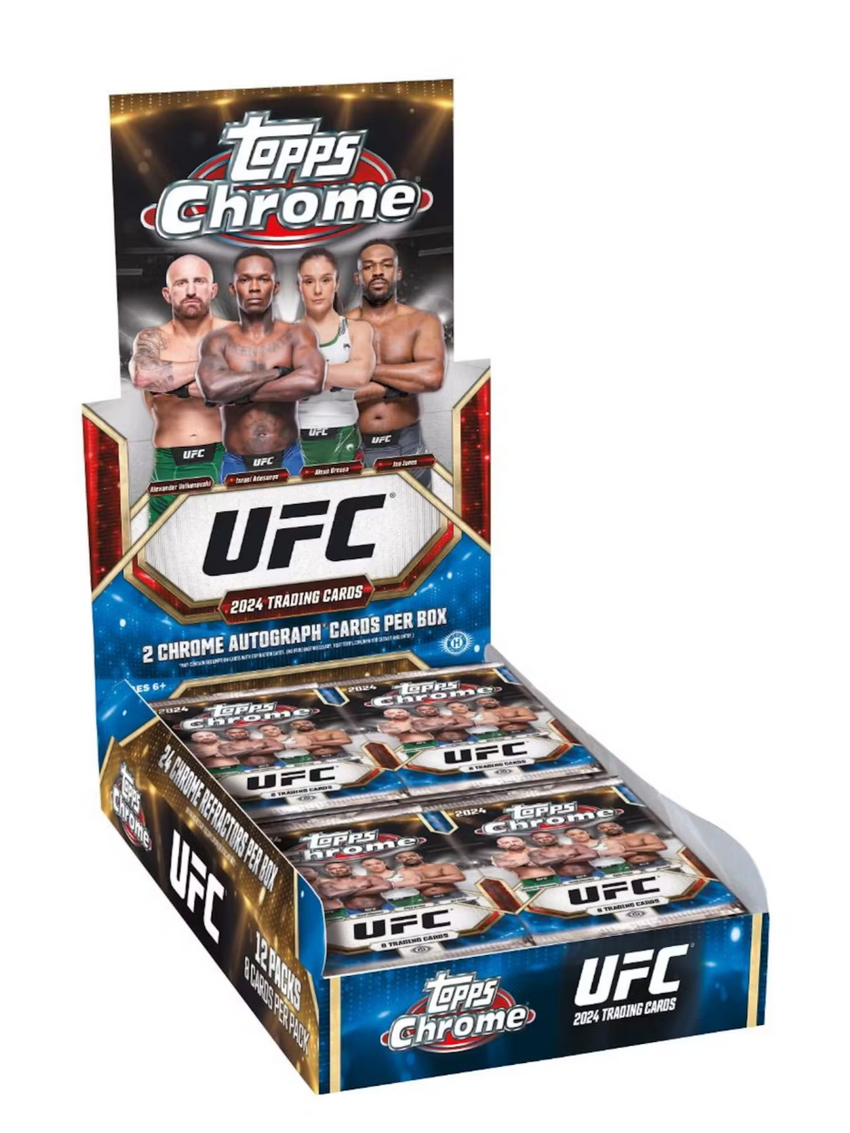 2024 Topps Chrome UFC Hobby Box Pimblett bo Nickal superfractor 1/1