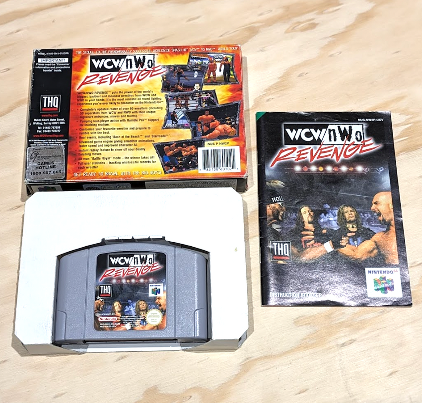 WCW NWO REVENGE Nintendo 64 PAL Boxed Game