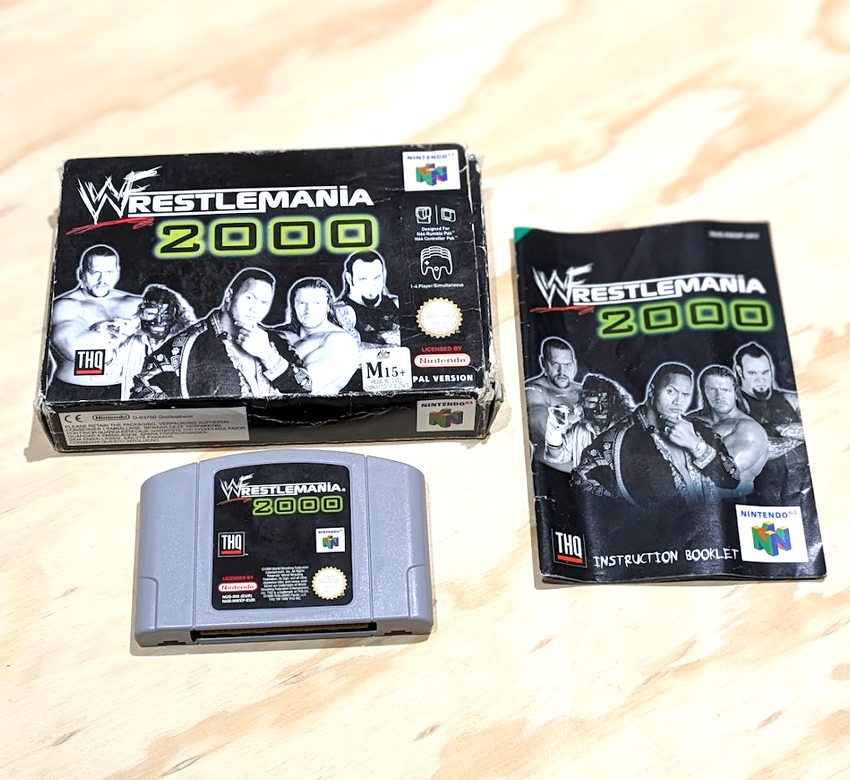 WRESTLEMANIA 2000 Nintendo 64 PAL Boxed Game
