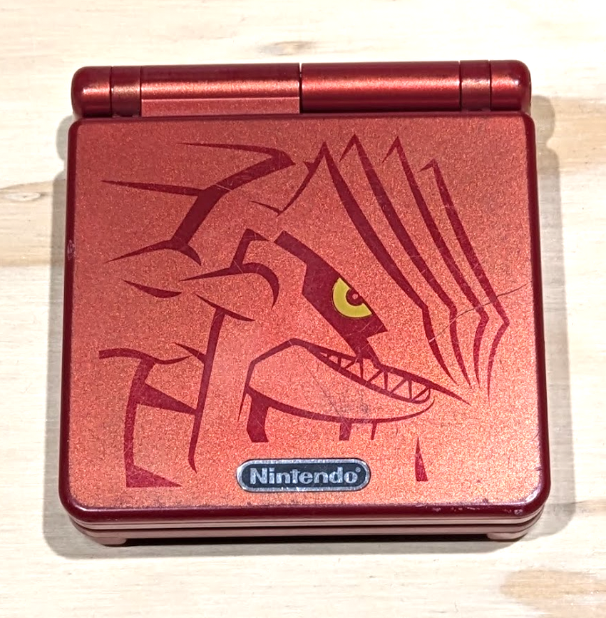 NINTENDO GAMEBOY ADVANCE SP - Groudon Special Edition Ags-001 Pal