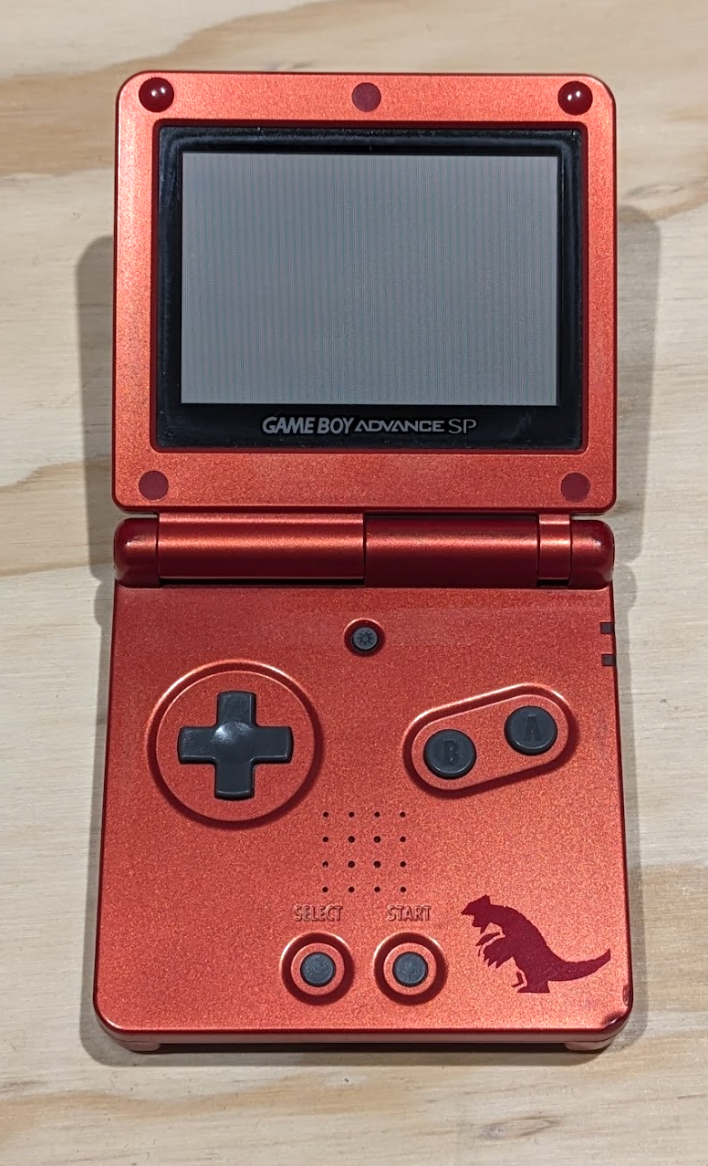 NINTENDO GAMEBOY ADVANCE SP - Groudon Special Edition Ags-001 Pal