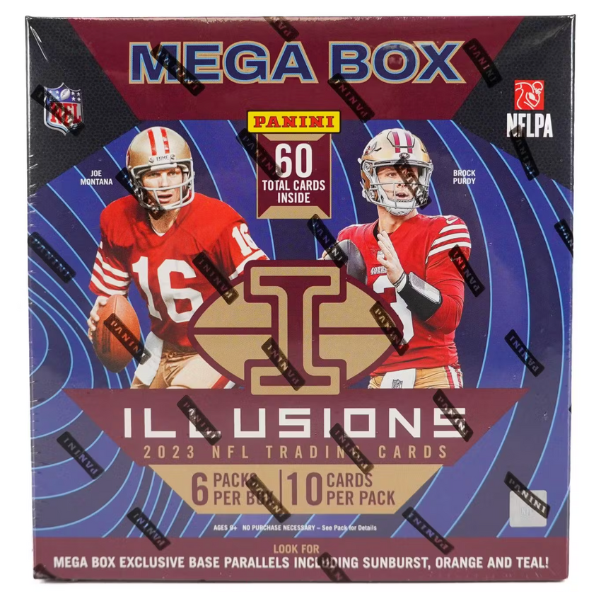 2023 Panini Illusions Football Mega Box-Cherry Collectables
