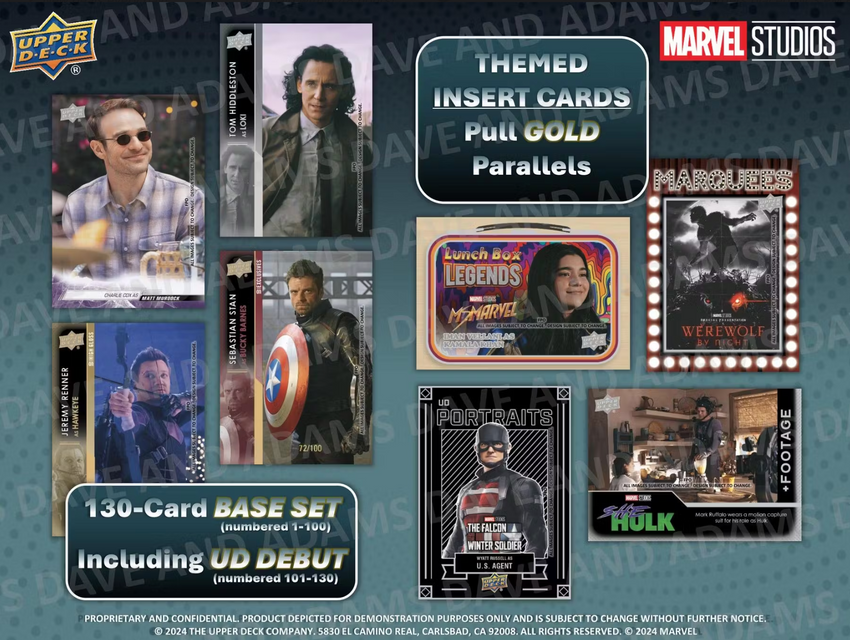 2024 Upper Deck Marvel Studios Disney+ Series 1 Hobby Box | Olsen