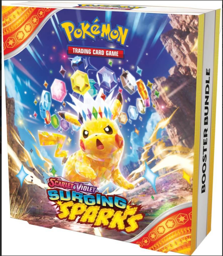 Pokemon TCG SV08 Scarlet & Violet Surging Sparks Booster Bundle