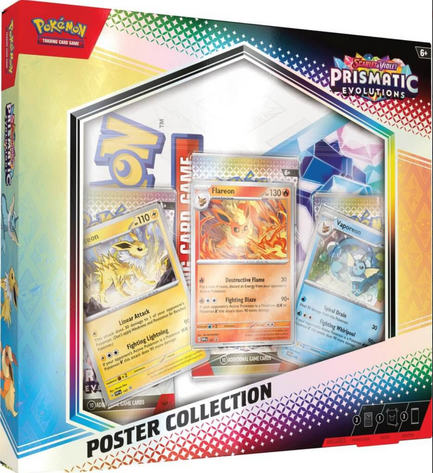 Pokemon TCG Prismatic Evolutions Poster Collection-Cherry Collectables