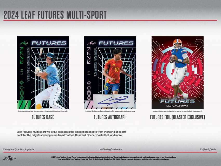 2024 Leaf Futures Multi Sport Hobby Box