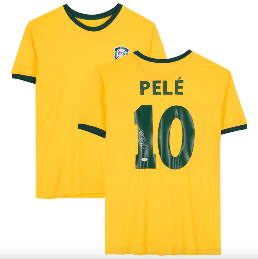 Fanatics Authentic Pele Brazil National Team Autographed Yellow Jersey