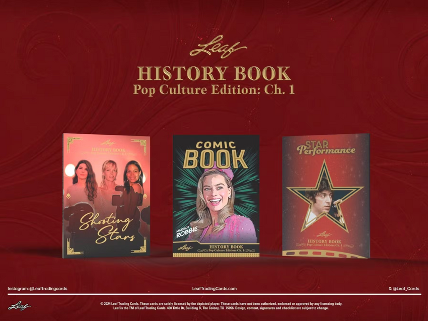2025 Leaf History Book Pop Culture 1 Box Opening - #30775・Random Character (Dec 19 12pm)