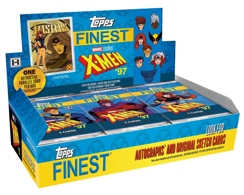 2025 Topps Finest X-Men '97 Hobby Box