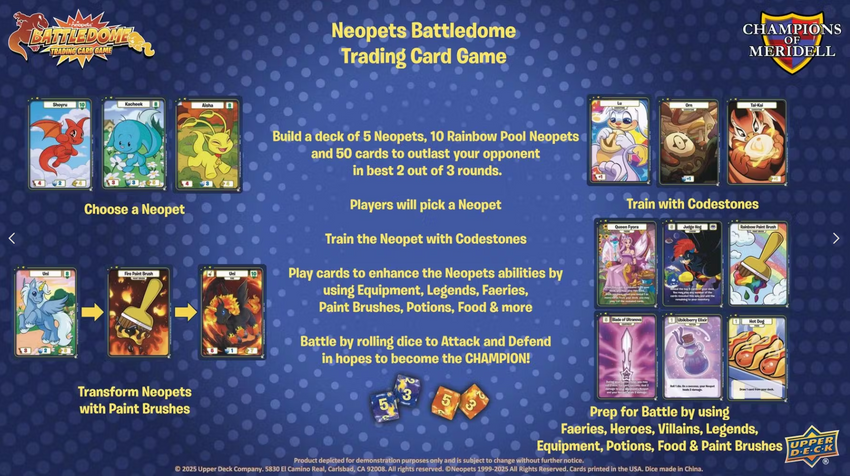Neopets Battledome TCG: Champions of Meridell Booster Box