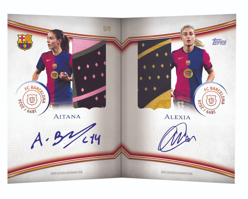2024-25 Topps FC Barcelona 125 Years Anniversary Soccer Hobby Box