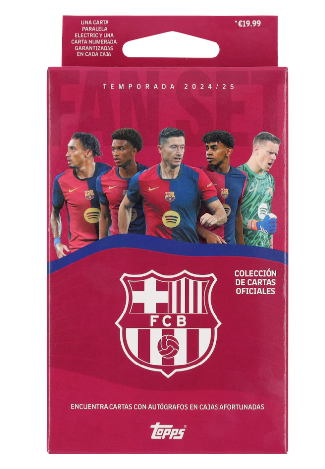 2024-25 Topps Soccer Barcelona Fan Set Box