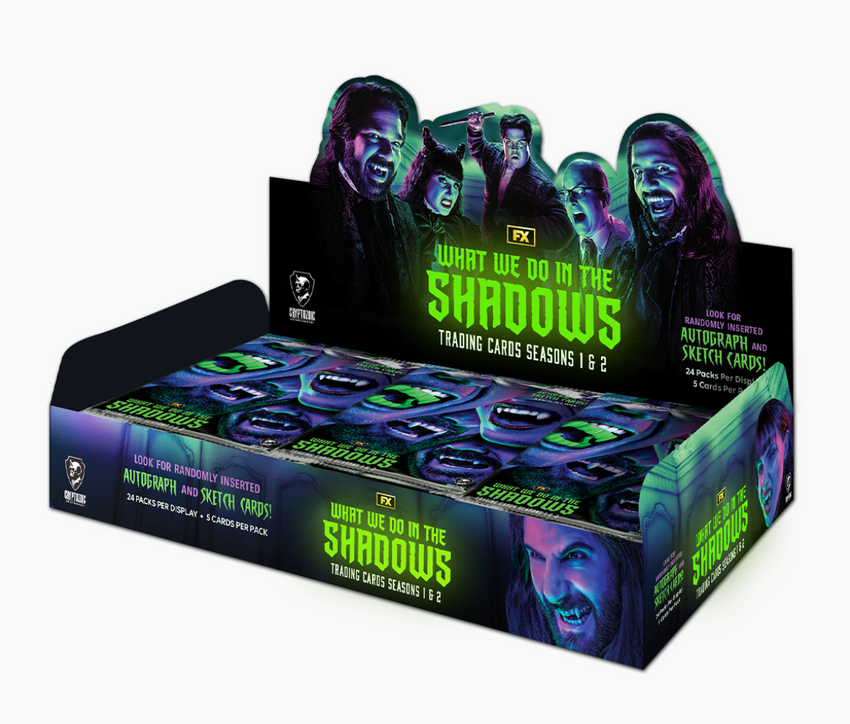 2024 Cryptozoic What We Do in the Shadows Seasons 1 & 2 Trading Cards Hobby Box (Pre Order)