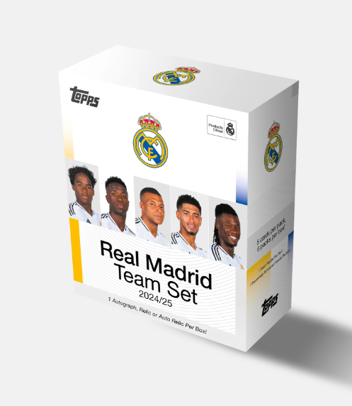 2024-25 Topps Soccer Real Madrid Team Set Box