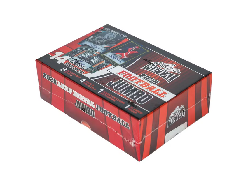 2025 Leaf Metal Football Jumbo Box