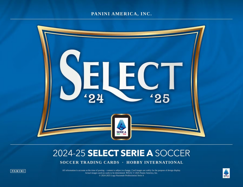 2024-25 Panini Select Serie A Soccer International Hobby Box