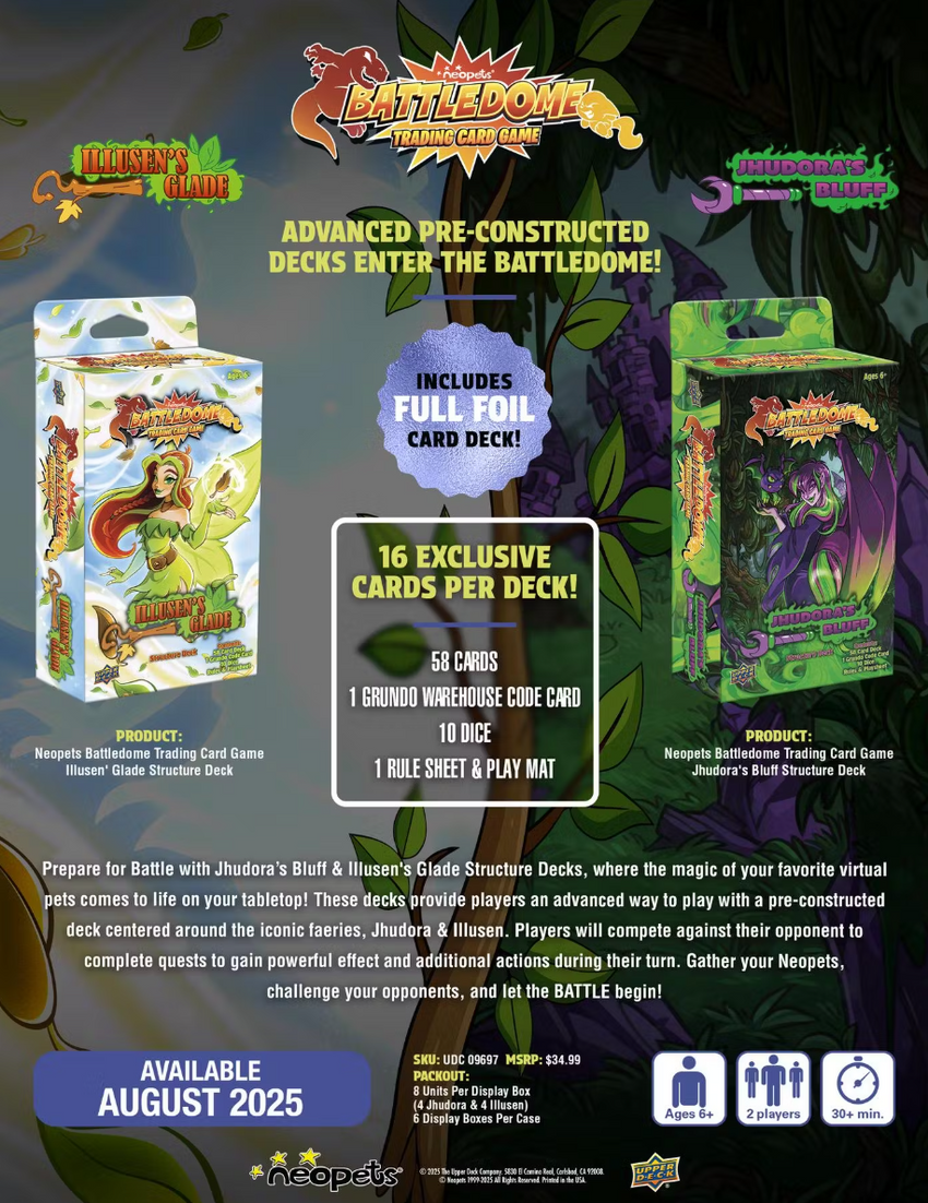 Neopets Battledome TCG: Jhudora's Bluff Structure Deck Box