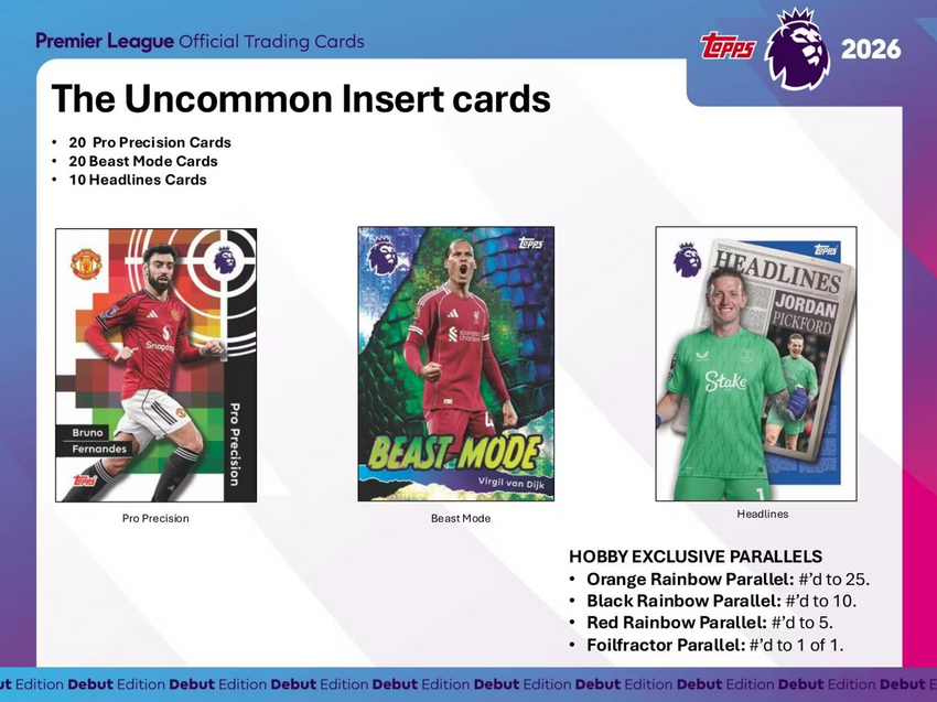 2025-26 Topps Premier League EPL Soccer Hobby Box