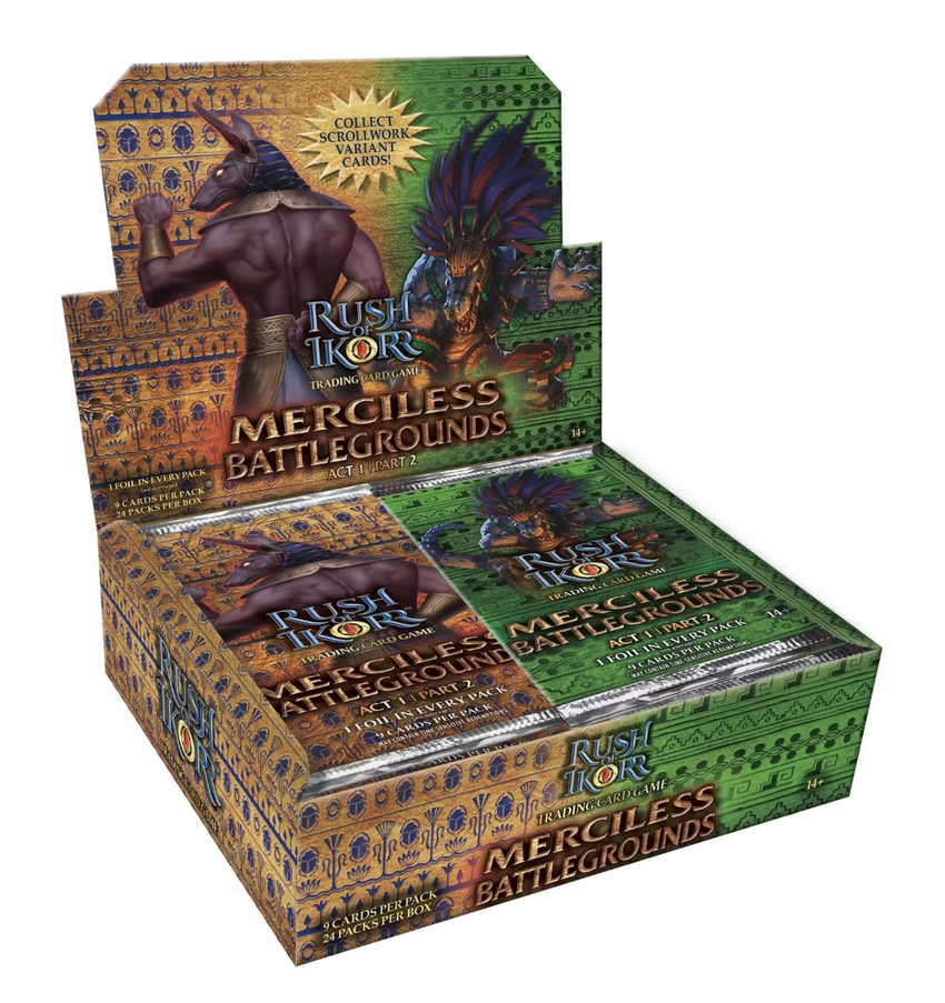 2025 Upper Deck Rush of Ikorr TCG Act 1 - Part 2 Merciless Battlegrounds Booster Box