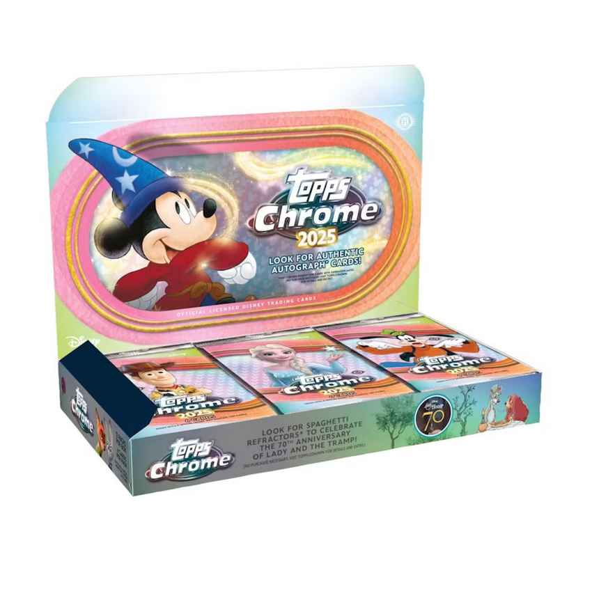 2025 Topps Disney Chrome Hobby 1-Box Opening #29577 - Random Character(s) - Oct 08 (12pm)