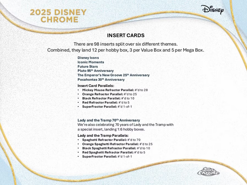 2025 Topps Disney Chrome Hobby Pack