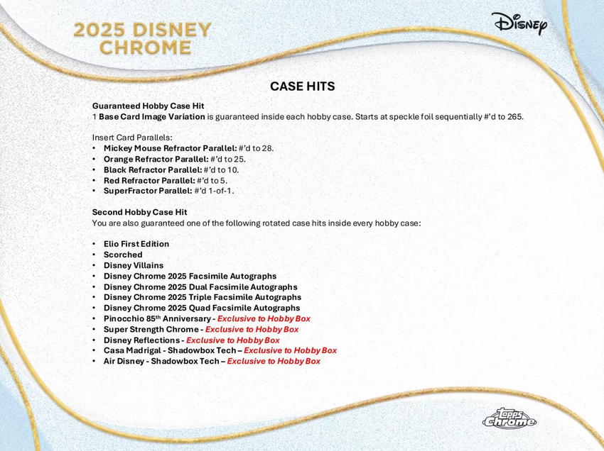 2025 Topps Disney Chrome Hobby Pack