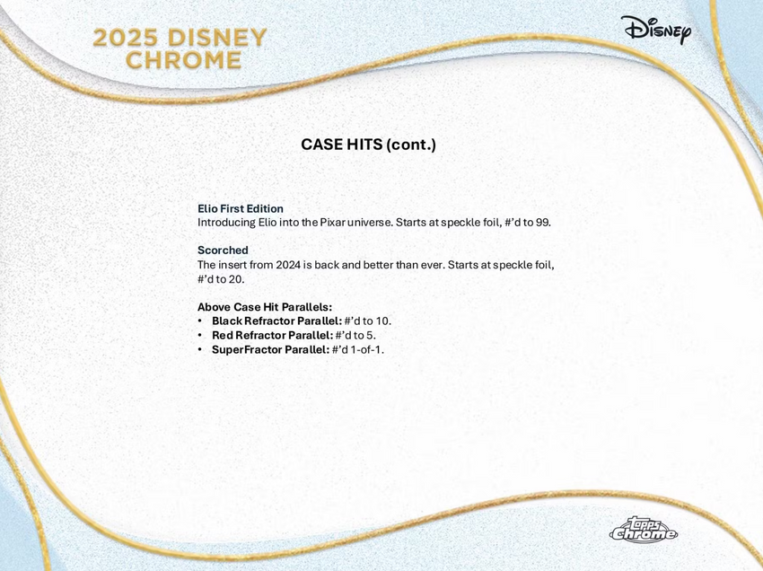 2025 Topps Disney Chrome Hobby Pack